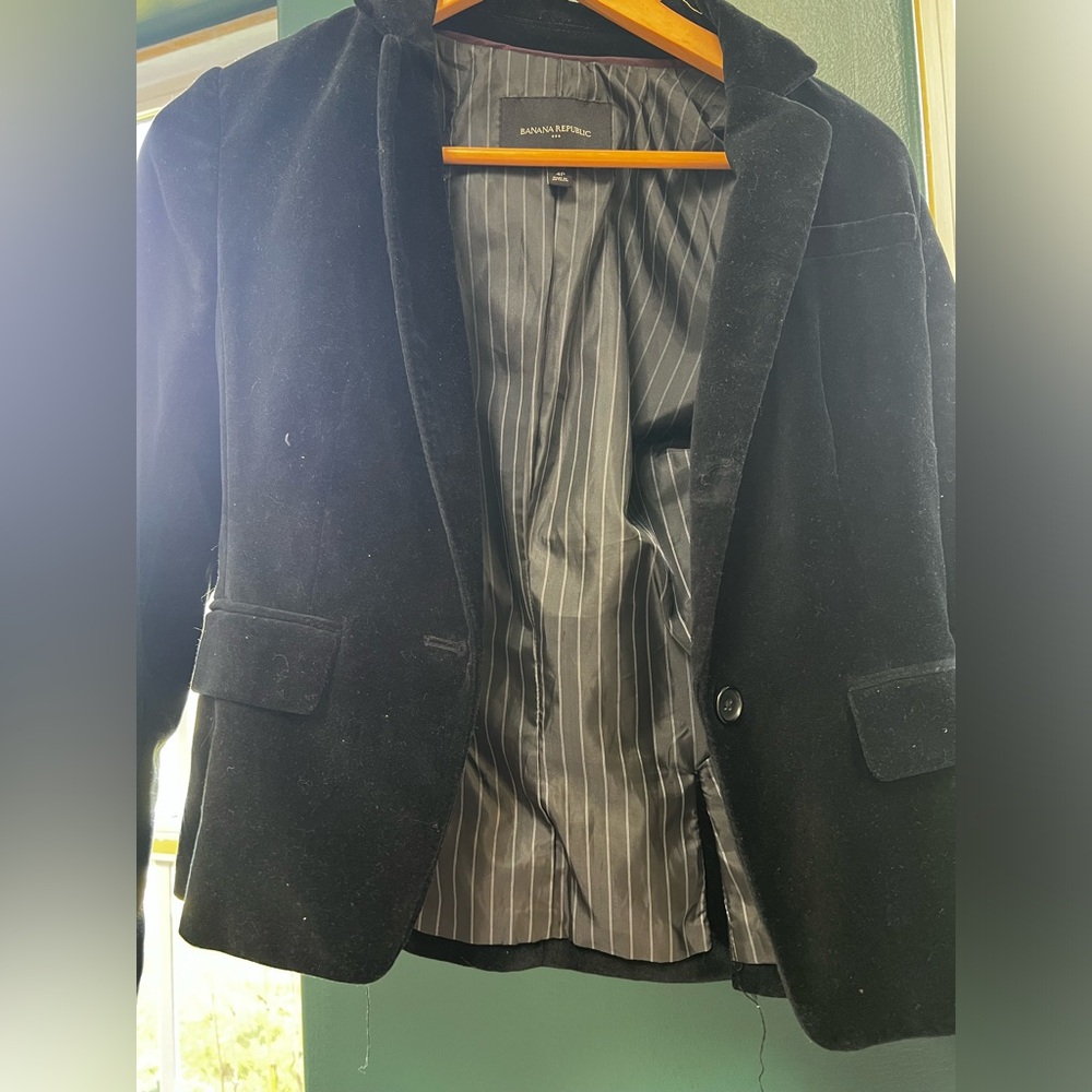 velvet blazer